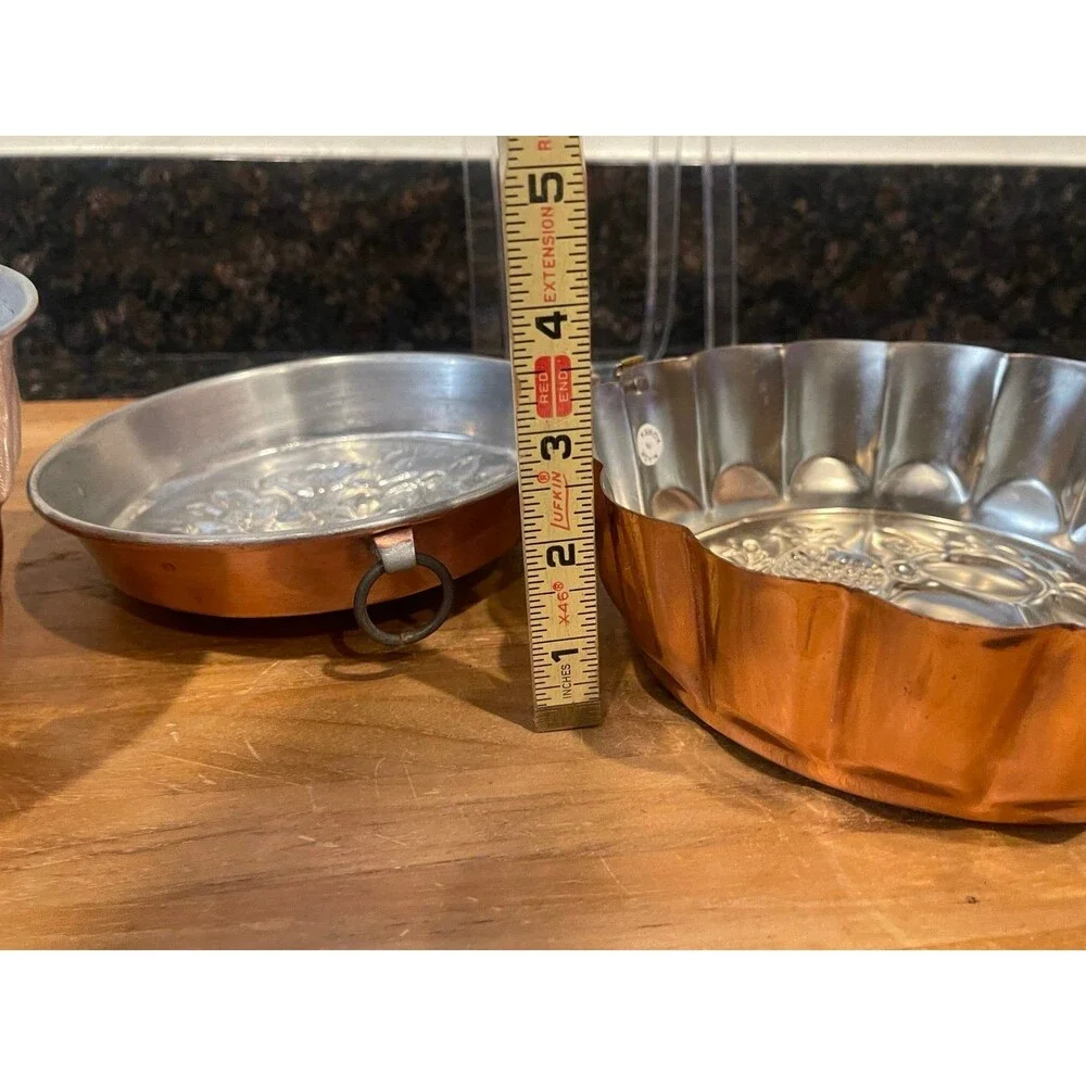 3 piece copper mold set up - kitchen handups